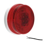 LED markeringslicht rood | 12-24v | 50cm. kabel | MV-1300R-FT-060 C LED-MV-1300R