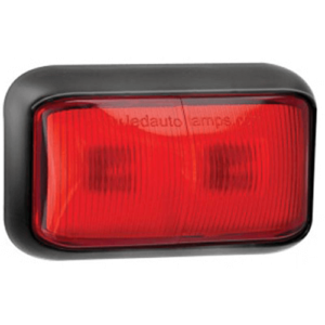 LED markeringslicht rood | 12-24v | 40cm. kabel | 58RME-58RME-58RME