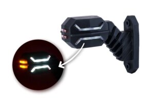 LED breedtelamp compact rechts 12-24v | MB-6052RWA-LD 3064-MB-6052RWA