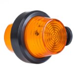 LED pendellamp amber | korte steel | heldere lens | 12-24v | MB-1010A-LKD 2590-MB-1010A-2
