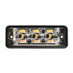 Ultra platte Slimline LED flitser | 3 LED's | Amber | 10-30v | S11F3003--S11F3003