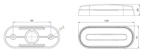 2m. kabel + Superseal-FT-070 Z LED M12 OHG 2PIN-M10MV-700A-12SS