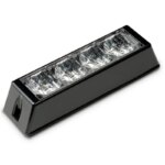 LED flitser 4 LED's Amber | 10-30v | LED4DVA-LED4DVA-LED4DVA