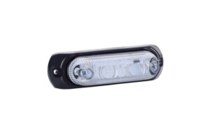LED markeringslicht wit met beugel | 12-24v | 50cm. kabel | MV-4090W-LD 377-MV-4090W