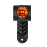 LED dark Breedtelamp links rood-wit-amber 12-24v 50cm kabel-LD 2181/GRAPHITE-MB-4861DRWA-2