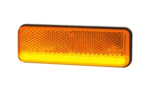 LED markeringslicht neon amber | 12-24v | 50cm. kabel | MV-3200A-LD 2435-MV-3200A