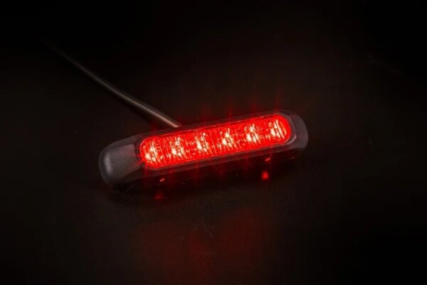 R65 LED flitser 6 LED's Rood 10 - 30V | S10F6200R-FT-200 C LED-S10F6200R-2