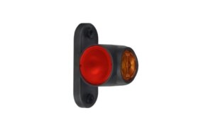 LED breedtelamp rood-wit-amber | 12-24v | 50cm. kabel | MB-4700RWA-LD 2040-MB-4700RWA
