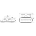 75mm². connector | M10MV-760W-FT-070 B+K LED QS075-M10MV-760W