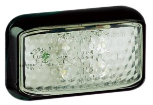 LED markeringslicht wit | 12-24v | 40cm. kabel | 35WME-35WME-35WME