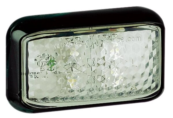 LED markeringslicht wit | 12-24v | 40cm. kabel | 35WME-35WME-35WME