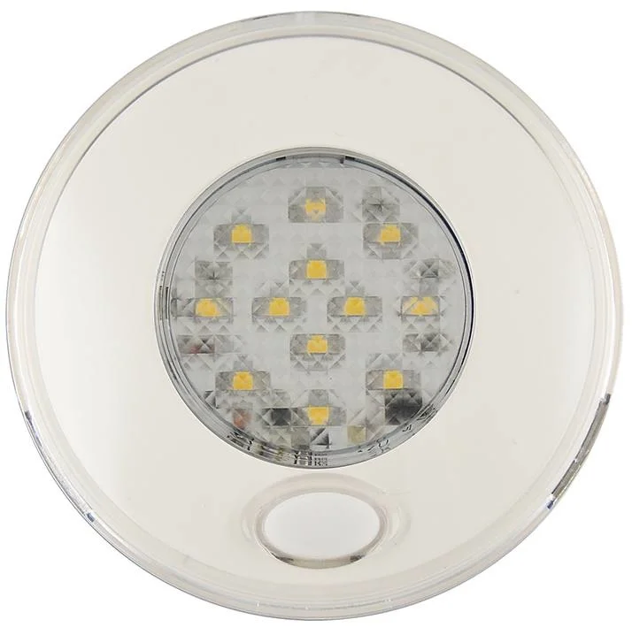 LED interieurverlichting | met schakelaar | witte behuizing | 12v | warm wit licht | 79WWR12-79WWR12-79WWR12