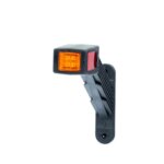 Rechts | LED breedtelamp | schuine steel | 12-36v | 30cm. kabel | MB-1452-FT-145 P LED-MB-1452-2