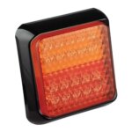 LED achterlicht met zwarte rand | 12-24v | 40cm. kabel | 80BSTIME-80BSTIME-80BSTIME