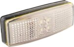 LED markeringslicht wit | 12-24v | 20cm. kabel | 1490WM-1490WM-1490WM