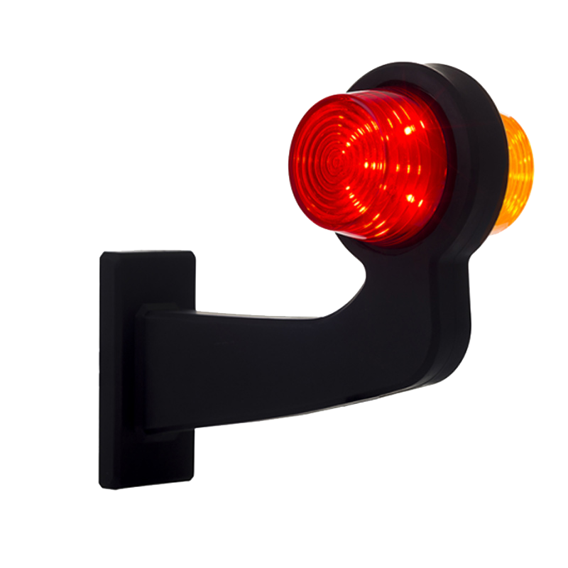 links| LED pendellamp | haakse steel | heldere lens | 12-24v | MB-1011RA-LD 2620-MB-1011RA