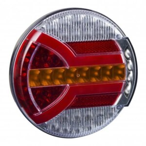 LED achterlicht met dynamisch knipperlicht | 12-24v | 150cm. kabel | V14C5-142D-LZD 2341-V14C5-142D