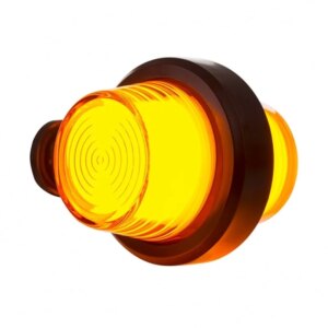 LED pendellamp amber | korte steel | matte lens | 12-24v | MB-1020A-LKD 2608-MB-1020A