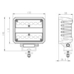 LED werklamp | 6200 lumen | 60 watt | IP69K | ingebouwde Deutsch connector | WF-6062--WF-6062-7