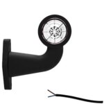 Links | LED breedtelamp met haakse steel | 12-36v | 20cm. kabel | M10BV-401RW-FT-009 D LED (NO SET ONLY LEFT VERSION)-M10BV-401RW