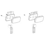 LED markeringslicht rood | 12-24v | 1