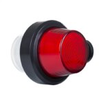 LED Zweedse breedtelamp | korte steel | matte lens | 12-24v | MB-1020RW-LD 2606-MB-1020RW-2