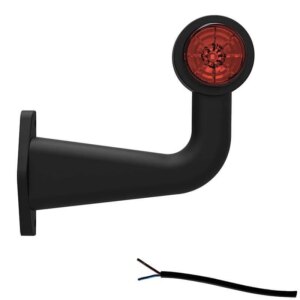 Rechts | LED breedtelamp met haakse steel | 12-36v | 20cm. kabel | M10BV-602RW-FT-009 F LED (NO SET ONLY RIGHT VERSION)-M10BV-602RW