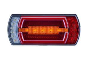 LED neon achterlicht incl. achteruitrijlicht 12v 1m. Kabel horizontaal+verticaal Montage