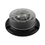 LED low base zwaailamp amber transparant | 3-bouts | 12-24v | R65 | LPBR65C-LPBR65C-LPBR65C