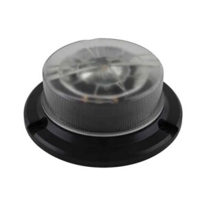 LED low base zwaailamp amber transparant | 3-bouts | 12-24v | R65 | LPBR65C-LPBR65C-LPBR65C
