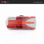 Links | LED achterlicht dynamisch knipperlicht | 12-24v | 150cm. kabel | V14C7-901-LZD 2300-V14C7-901-6