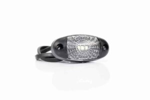 LED markeringslicht wit | 12-24v | 50cm. kabel | 1