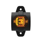 Links | LED breedtelamp | korte steel | 12-24v | 0