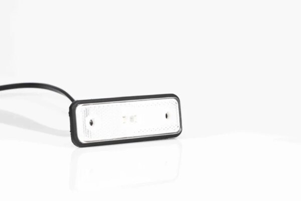 LED markeringslicht wit | 12-24v | 50cm. kabel | 1