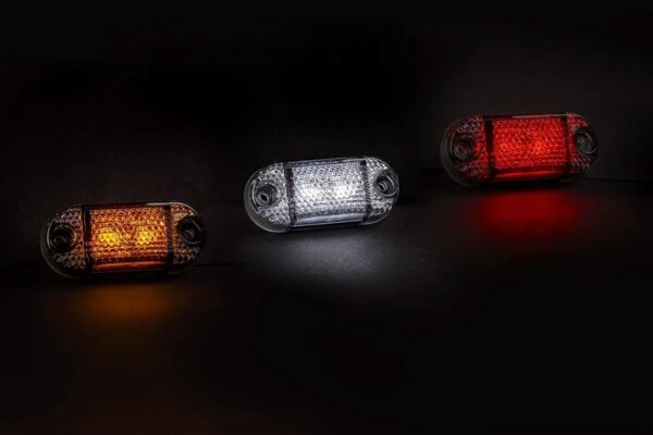 LED markeringslicht dark amber 12-24v 15cm kabel | MV-6200DA-FT-062 Z LED DARK-MV-6200DA