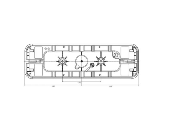 Links | LED trailerlamp canbusproof | 24v | 7-PIN AMP connector | VC-7001B7-FT-700-066 L AMP 7 PIN-VC-7001B7-8
