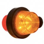 LED pendellamp korte steel | heldere lens | 12-24v | MB-1010RA-LD 2622-MB-1010RA-2