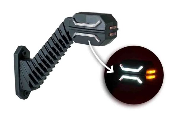 LED breedtelamp rechts 12-24v | MB-6002RWA-LD 2995-MB-6002RWA