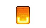 LED markeringslicht neon amber met beugel | 12-24v | 50cm. kabel | MV-3500A-LD 2743-MV-3500A-3