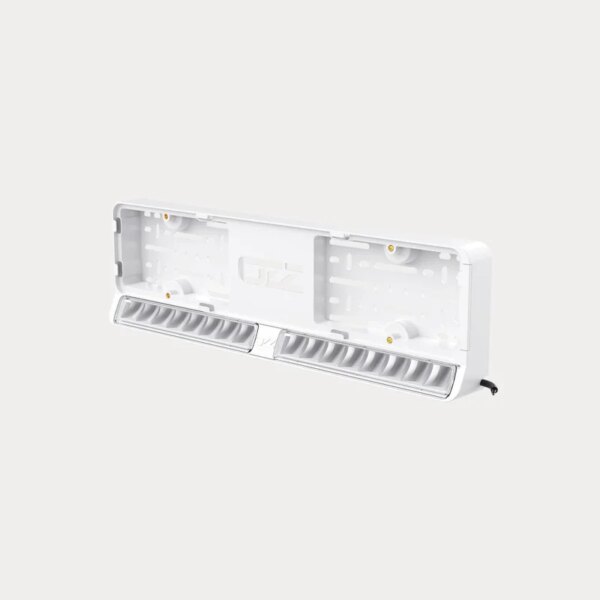 OZZ DLP1 kentekenplaathouder met witte lightbar (2 lichtbronnen)-88220-88220