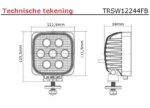 LED werklamp | 2800 lumen | 9-36v | TRSW12244FB--TRSW12244FB-5