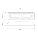 LED achteruitrijlicht slimline | 12-24v | 40cm. kabel | 200WME-200WME-200WME-3
