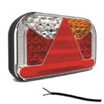 Links | LED achterlicht met kentekenlicht | 12-36v | 100cm. kabel | V10C5-521-FT-170 L TB LED SPK-V10C5-521