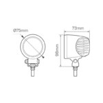 LED blue Spot heftruck |10-80v | FLBRS01-FLBRS01-FLBRS01-4