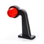 LED breedtelamp rechts rood-wit 12-24v 30cm kabel-FT-147 F P B/C LED-MB-2012RW