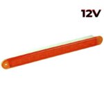 LED knipperlicht slimline amber lens | 12v | 40cm. kabel | 235A12-235A12-235A12