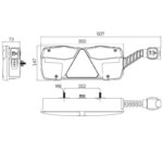 LED Trailerlamp links met breedtelicht 12-24v ASS2 | VC-7111ASS2-3192.7000084-VC-7111ASS2-9