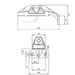 LED breedtelamp compact | 12-36v | 50cm. kabel | MB-1590RWA-FT-038 II LED-MB-1590RWA-3