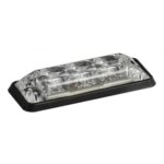 Ultra platte Slimline LED flitser 3 LED's | wit | 12-24v | SSLED3DVW-SSLED3DVW-SSLED3DVW-2