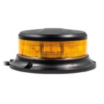 LED Zwaailamp amber met amber lens | 12-24v | 3-bouts | R65 | S07ZL601AA--S07ZL601AA